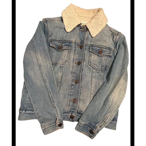 Womens Pacsun Blue Denim Jacket Size Small - Picture 2 of 7